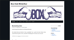 Desktop Screenshot of boxing.ch