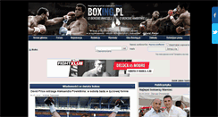 Desktop Screenshot of boxing.pl