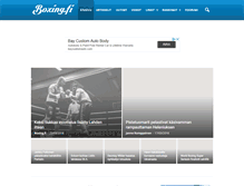 Tablet Screenshot of boxing.fi